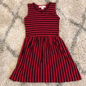 Summer Stripes - Red and Black Dress